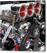 Small Block Chevy With Blower Canvas Print