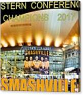 Smashville Western Conference Champions 2017 Canvas Print