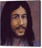 Smiling Jesus Canvas Print