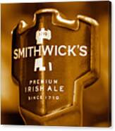 Smithwicks Beer 1710 Canvas Print