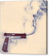 Smoking Gun Canvas Print