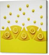 Yellow Snack Canvas Print