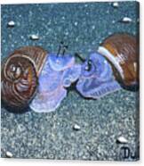 Snail Kisses Canvas Print