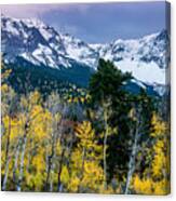 Sneffels Range In The Fall - Colorado Canvas Print