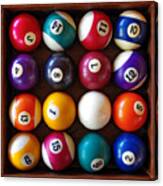 Snooker Balls Canvas Print