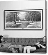 Sofa-sized Picture, With Light Switch, 1973 Canvas Print