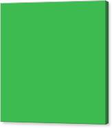 Solid Green Color Trend Tends Trending Canvas Print