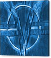 Som Symbol - Blue C101 Canvas Print