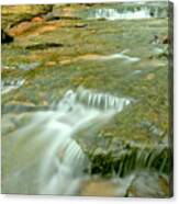 Somerset Pa Cave Falls Portrait Canvas Print