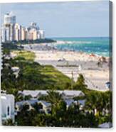 South Beach Late Afternoon Canvas Print