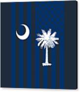 South Carolina State Flag Graphic Usa Styling Canvas Print