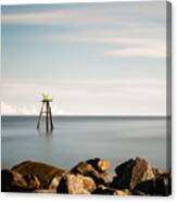 South Jetty Marker Canvas Print