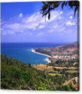 Southeast Coast Of Puerto Rico From Panoramic Route 901 Canvas Print