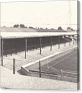 Southend United - Roots Hall - North Stand 1 - Bw - 1960s Canvas Print