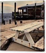 Southport Picnic Table Canvas Print