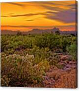 Southwest Sunset H26 Canvas Print