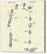 Space Capsule 1963 Patent Art Canvas Print