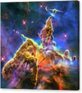 Space Image Mystic Mountain Carina Nebula Canvas Print