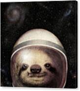 Space Sloth Canvas Print