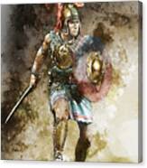Spartan Hoplite - 10 Canvas Print