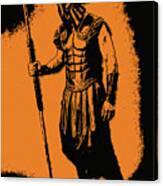 Spartan Warrior - After Battle Canvas Print