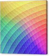 Spectrum Bomb Fruity Fresh Hdr Rainbow Colorful Experimental Pattern Canvas Print