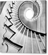 Spiral Staircase Lowndes Grove Canvas Print