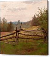 Split Rail Fence Canvas Print