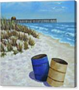 Spring Day On The Beach Canvas Print