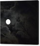 Spring Full Moon Canvas Print