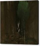 Spring In A Narrow Gorge Canvas Print