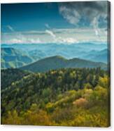 Spring Peaks Canvas Print