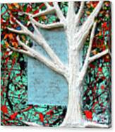 Spring Serenade With Tree Canvas Print