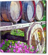 Springtime At V Sattui Winery St Helena California Canvas Print