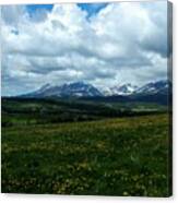 Springtime In The Rockies Canvas Print