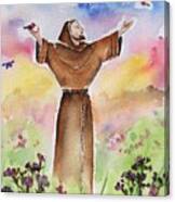 St Francis Of Assisi Canvas Print