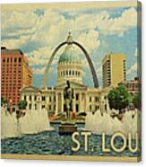 St Louis Travel Poster Digital Art by Flo Karp - Fine Art America