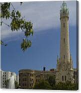 St Mary's Water Tower Canvas Print