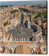 St Peter Cathedral Vatican City Rome Canvas Print