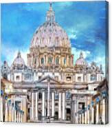 St. Peter's Basilica Canvas Print