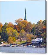 St Rose And Perrysburg Boat Club Panorama Canvas Print