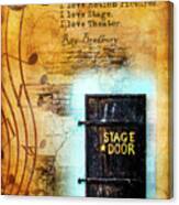 Stage Door Canvas Print