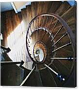 #stairs #escaliers #winding #staircase Canvas Print