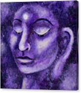 Star Buddha Of Purple Patience Canvas Print
