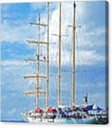 Star Clipper Tall Ship Canvas Print