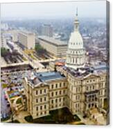 State Capital Of Michigan Canvas Print