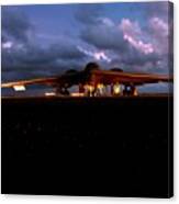 Stealth Fighter Bomber Jet Plane Canvas Print