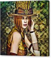 Steampunk Girl Two Canvas Print