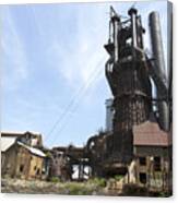 Steel Industry Blast Furnace Canvas Print