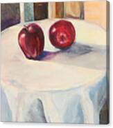 Still Life With Apples Canvas Print